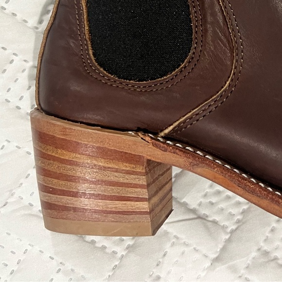 Red Wing Heritage Harriet Chelsea Ankle Boots Women 5 B Amber Harness Brown - Picture 9 of 10